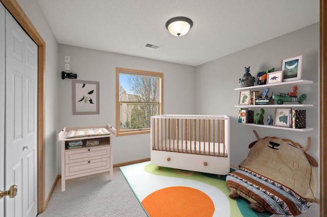 2469 Tournament Players Cir S, Blaine, MN 55449 - carpeted bedroom with baseboards and visible vents