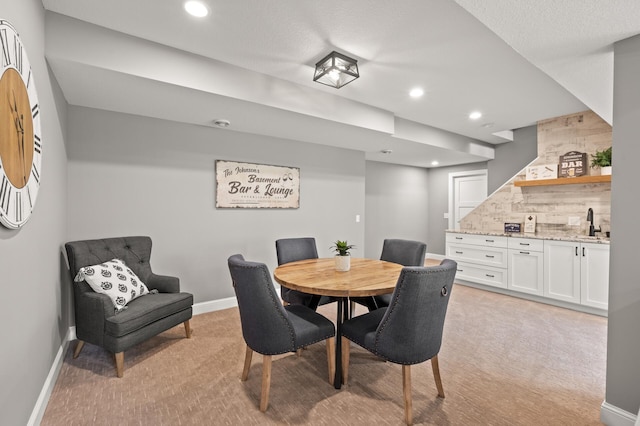 2469 Tournament Players Cir S, Blaine, MN 55449 - dining room featuring recessed lighting, baseboards, and light colored carpet