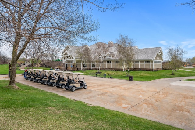 2469 Tournament Players Cir S, Blaine, MN 55449 - view of home's community with a lawn