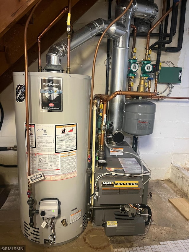 utilities with gas water heater