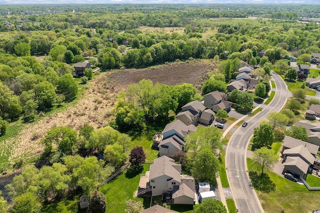 2085 128th Ln NE, Blaine, MN 55449 - aerial view of residential area featuring a forest