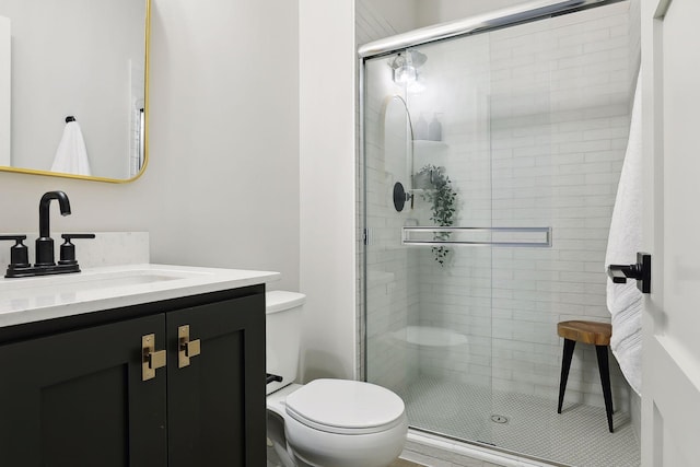 9511 Eagle Ridge Rd, Chanhassen, MN 55317 - bathroom featuring vanity and a shower stall
