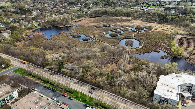 556 County Road C W, Roseville, MN 55113 - drone / aerial view of a large body of water
