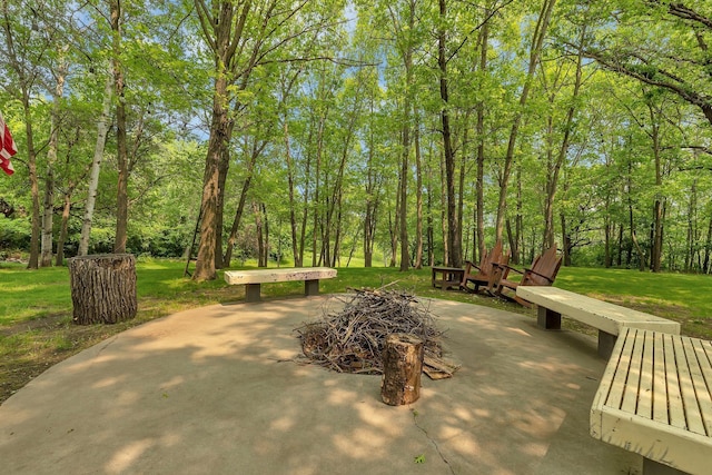 26182 Jericho Rd, Saint Joseph Twp, MN 56301 - view of property's community featuring a yard and a patio