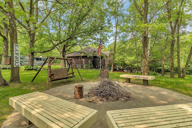 26182 Jericho Rd, Saint Joseph Twp, MN 56301 - view of patio featuring a wooden deck