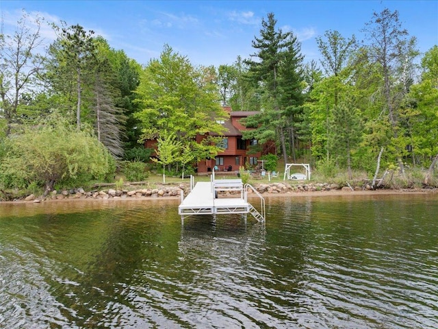 1694 Agate Shore Dr SW, Nisswa, MN 56468 - dock with a water view