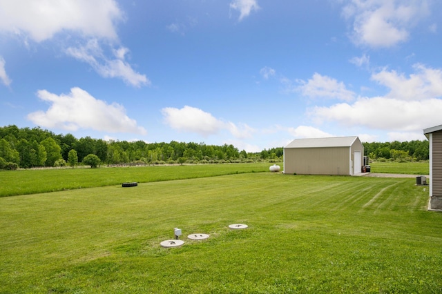 18394 145th Ave, Milaca, MN 56353 - view of grassy yard with an outbuilding