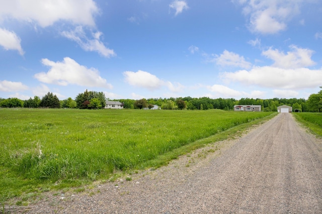 18394 145th Ave, Milaca, MN 56353 - view of dirt / gravel driveway featuring a view of rural / pastoral area