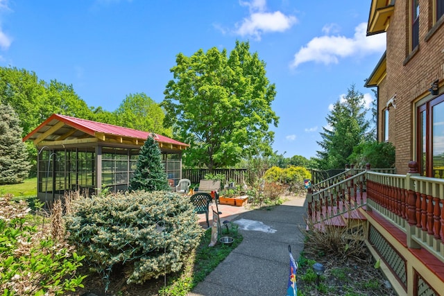 3375 Stark Rd NE, Cambridge Twp, MN 55008 - view of yard featuring a patio area