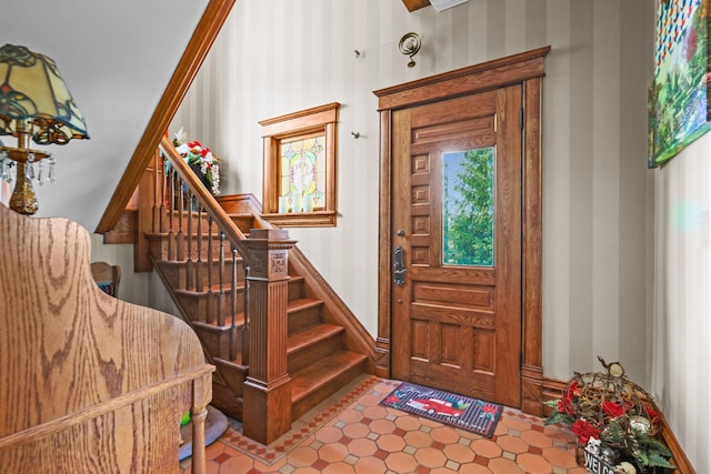 3375 Stark Rd NE, Cambridge Twp, MN 55008 - foyer with stairway
