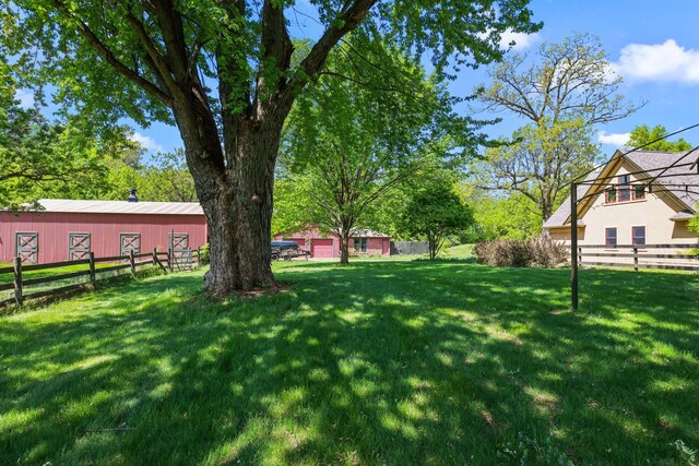 3375 Stark Rd NE, Cambridge Twp, MN 55008 - view of yard featuring an outbuilding