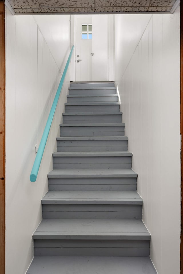 view of staircase