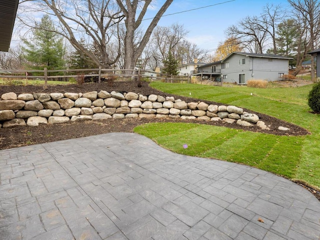 14913 Oakwood Dr, Burnsville, MN 55306 - view of yard featuring a patio area and fence