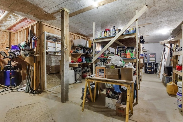 view of storage