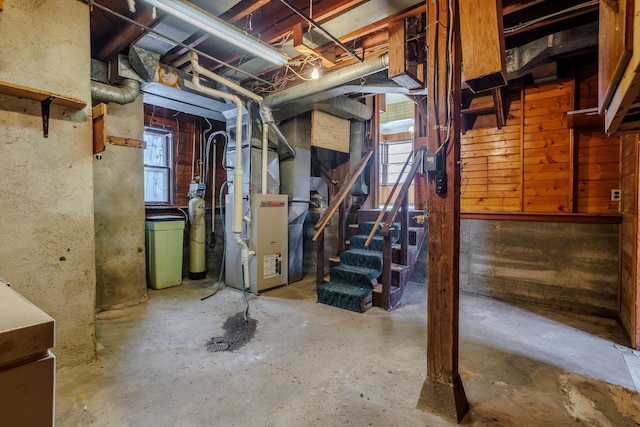 123 Thomas Hill Rd, Jackson, MN 56143 - basement featuring heating unit