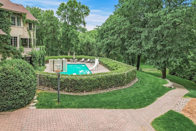 4325 Trillium Ln W, Minnetrista, MN 55364 - view of community with a patio area and a pool
