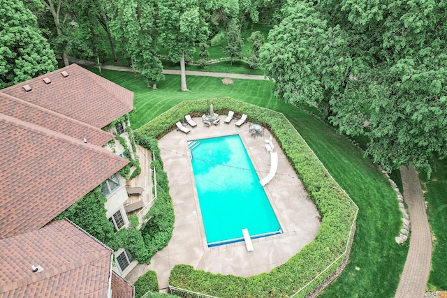 4325 Trillium Ln W, Minnetrista, MN 55364 - aerial view of a pool