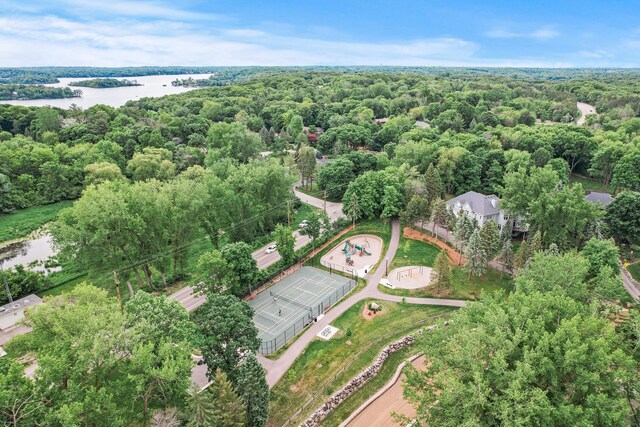 4325 Trillium Ln W, Minnetrista, MN 55364 - aerial view of a heavily wooded area and a large body of water