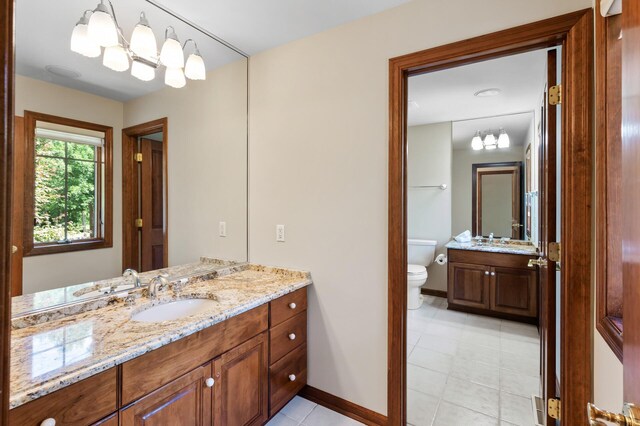 4325 Trillium Ln W, Minnetrista, MN 55364 - bathroom with vanity and tile patterned floors