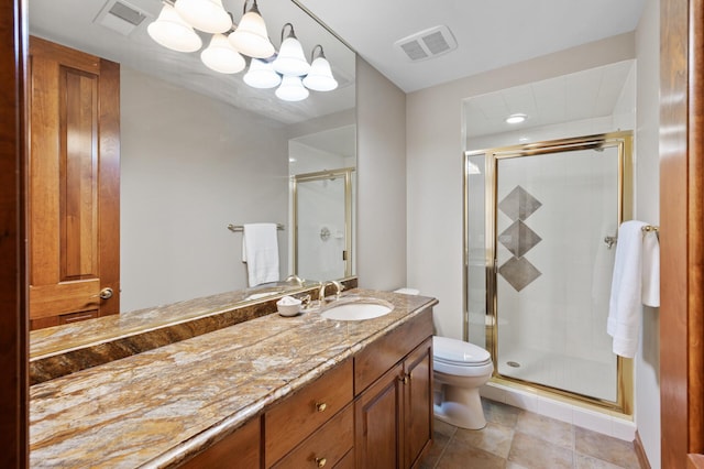 4325 Trillium Ln W, Minnetrista, MN 55364 - full bathroom with vanity, a shower stall, and recessed lighting