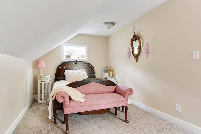 2085 Queens Ave S, Lakeland, MN 55043 - carpeted bedroom with baseboards and vaulted ceiling