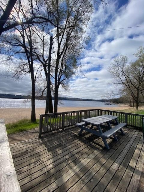 2085 Queens Ave S, Lakeland, MN 55043 - wooden deck featuring a water view