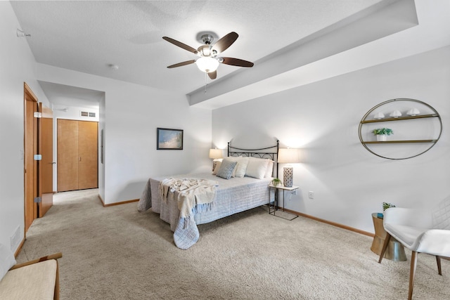 2565 Franklin Ave Unit 109, Saint Paul, MN 55114 - carpeted bedroom with baseboards and ceiling fan