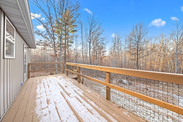 view of deck
