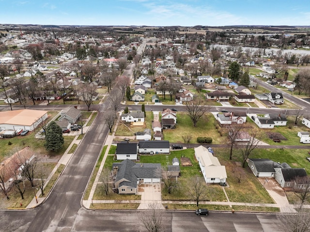 birds eye view of property featuring a residential view
