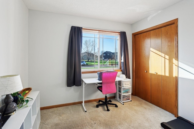 710 Rush Creek Ln, Rush City, MN 55069 - office space with baseboards and carpet flooring