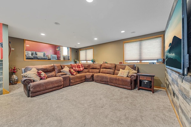 29107 Danel Ave, Randolph, MN 55065 - living area featuring carpet and recessed lighting