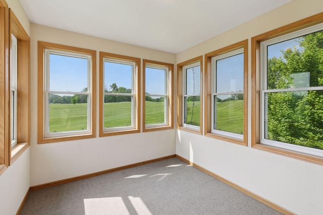 2117 14th St NE, Faribault, MN 55021 - unfurnished sunroom with plenty of natural light and carpet