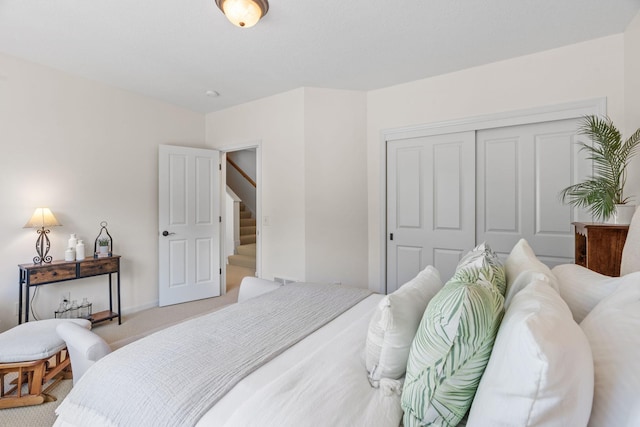 5761 Sunnybrook Ln, Minnetrista, MN 55364 - bedroom featuring carpet and a closet