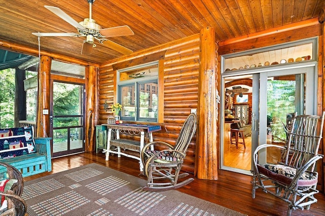51641 Edgewater Rd, Spring Lake, MN 56680 - sunroom / solarium featuring plenty of natural light