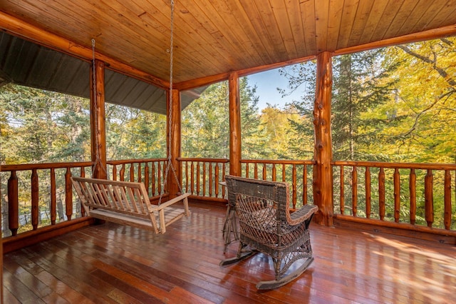 51641 Edgewater Rd, Spring Lake, MN 56680 - view of wooden deck