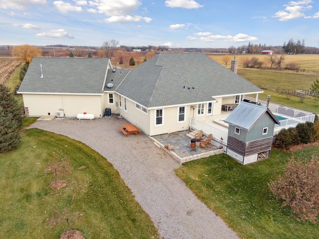 drone / aerial view