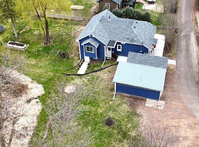 21 Main St, Luck, WI 54853 - aerial view of property and surrounding area