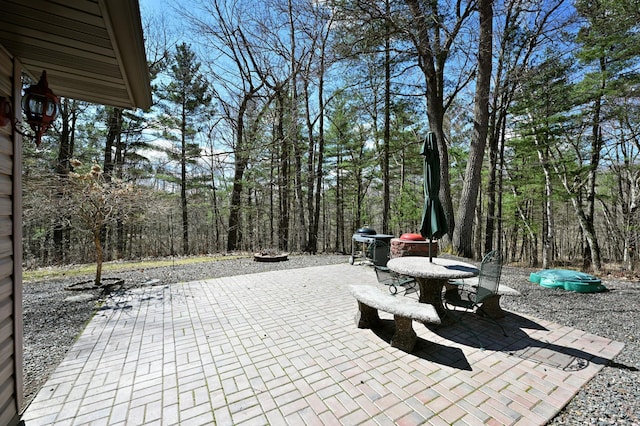 view of patio / terrace with outdoor dining area