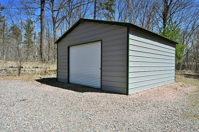 view of outbuilding featuring an outbuilding