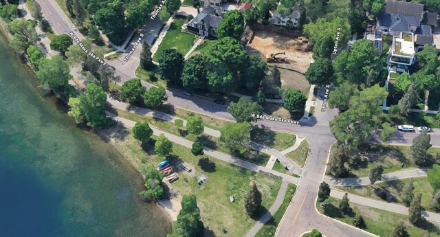 3701 Upton Ave S, Minneapolis, MN 55410 - drone / aerial view featuring a residential view and a water view