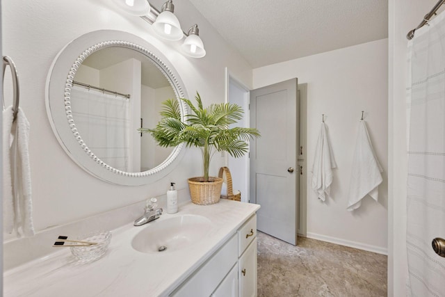 11 6th Ave S, Sartell, MN 56377 - bathroom with vanity and a textured ceiling