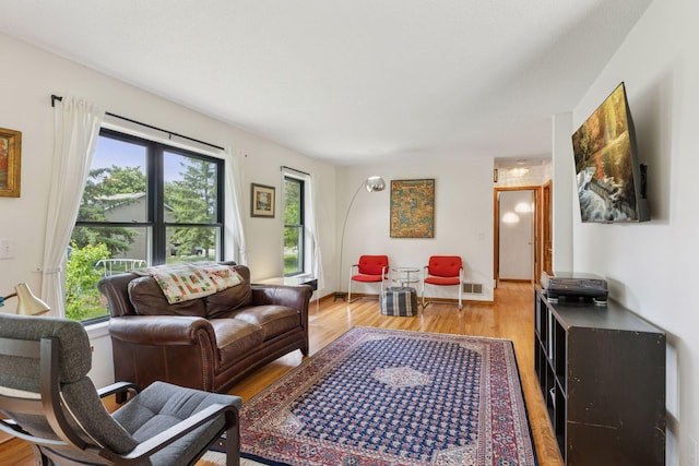 1283 Bidwell St, West Saint Paul, MN 55118 - living room featuring light wood-style floors