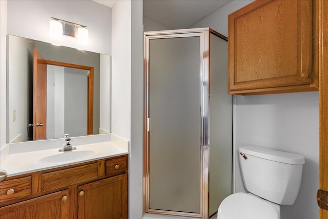 2228 White Pine Ct, Hudson, WI 54016 - bathroom with vanity and a stall shower