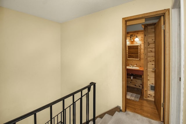 view of staircase