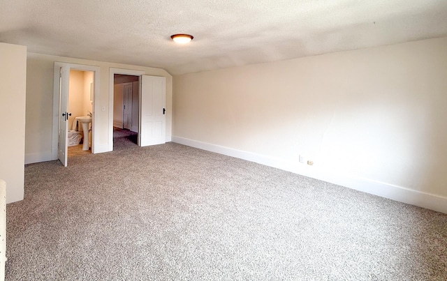 329 2nd St, Le Sueur, MN 56058 - unfurnished bedroom with carpet floors, a textured ceiling, and baseboards
