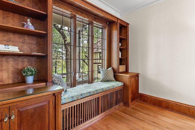 5224 17th Ave S, Minneapolis, MN 55417 - sitting room with ornamental molding and light wood-type flooring