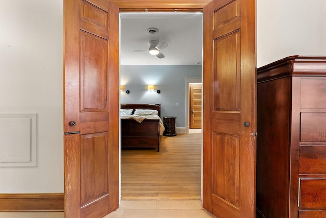5224 17th Ave S, Minneapolis, MN 55417 - hall featuring light wood finished floors and baseboards