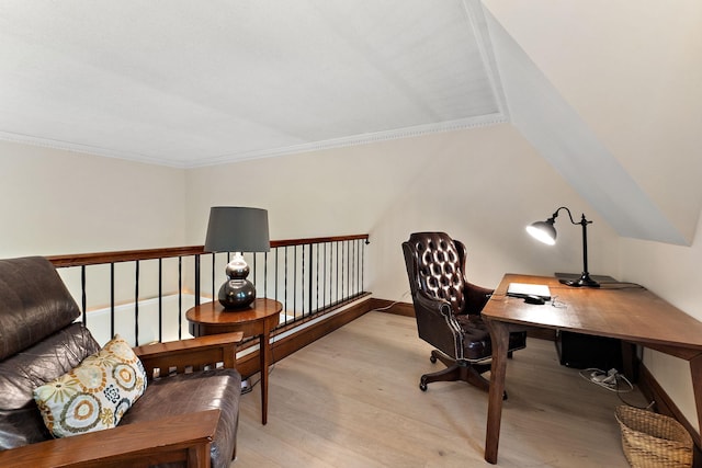 5224 17th Ave S, Minneapolis, MN 55417 - office featuring light wood-type flooring and crown molding