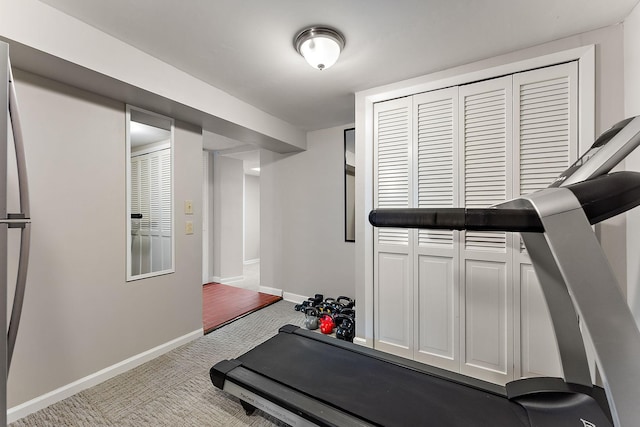 5224 17th Ave S, Minneapolis, MN 55417 - exercise room with carpet floors and baseboards