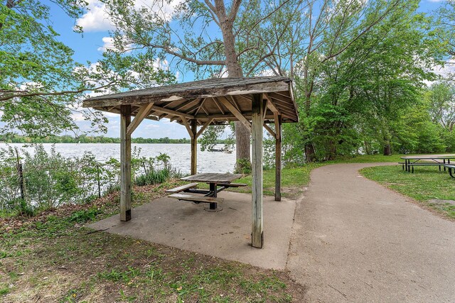 5224 17th Ave S, Minneapolis, MN 55417 - view of home's community featuring a water view and a gazebo